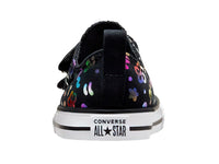 Tenis Converse Chuck Taylor 2V Negro y Blanco para Niña