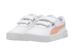 Tenis PUMA Carina 2.0 Blanco, Rosa y Azul para Niña