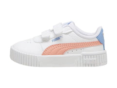 Tenis PUMA Carina 2.0 Blanco, Rosa y Azul para Niña