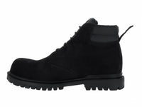 Botas Alterno de Piel Nubuck Negro para Hombre