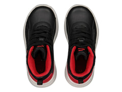 Tenis Charly de Baloncesto Negro y Rojo para Niño