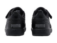 Tenis PUMA Rebound V6 Lo AC Negro y Gris para Niño