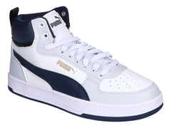 Tenis PUMA Caven 2.0 Mid Blanco y Negro para Niño