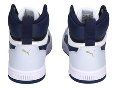 Tenis PUMA Caven 2.0 Mid Blanco y Negro para Niño