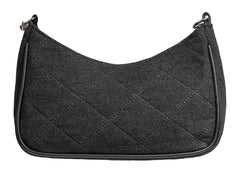 Bolsa Ferretina Rombo Negro para Mujer