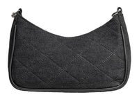 Bolsa Ferretina Rombo Negro para Mujer