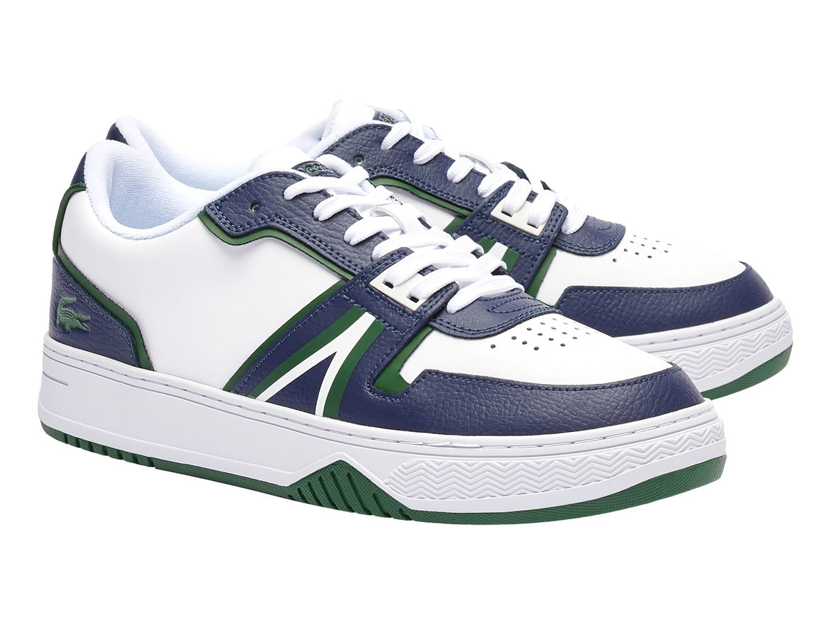 Tenis Lacoste Blanco y Azul Marino para Hombre