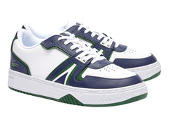 Tenis Lacoste Blanco y Azul Marino para Hombre