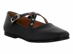Zapatos Planos Gabriela Negros para Niña
