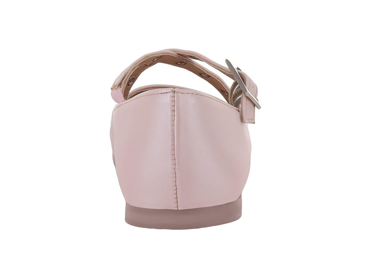 Zapatos Planos Gabriela Rosa Palo para Niña