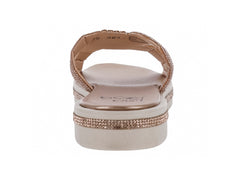 Sandalias Plataforma Luna Rosa Oro Rosado para Mujer