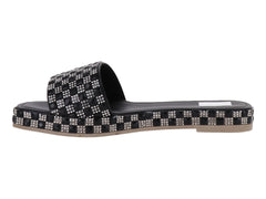 Sandalias Luna Rosa Negro Plata para Mujer