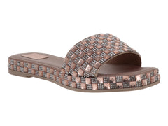Sandalias Luna Rosa Oro Rosado para Mujer