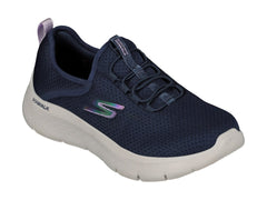 Tenis Skechers Go Walk Flex Azul Marino y Lavanda para Mujer