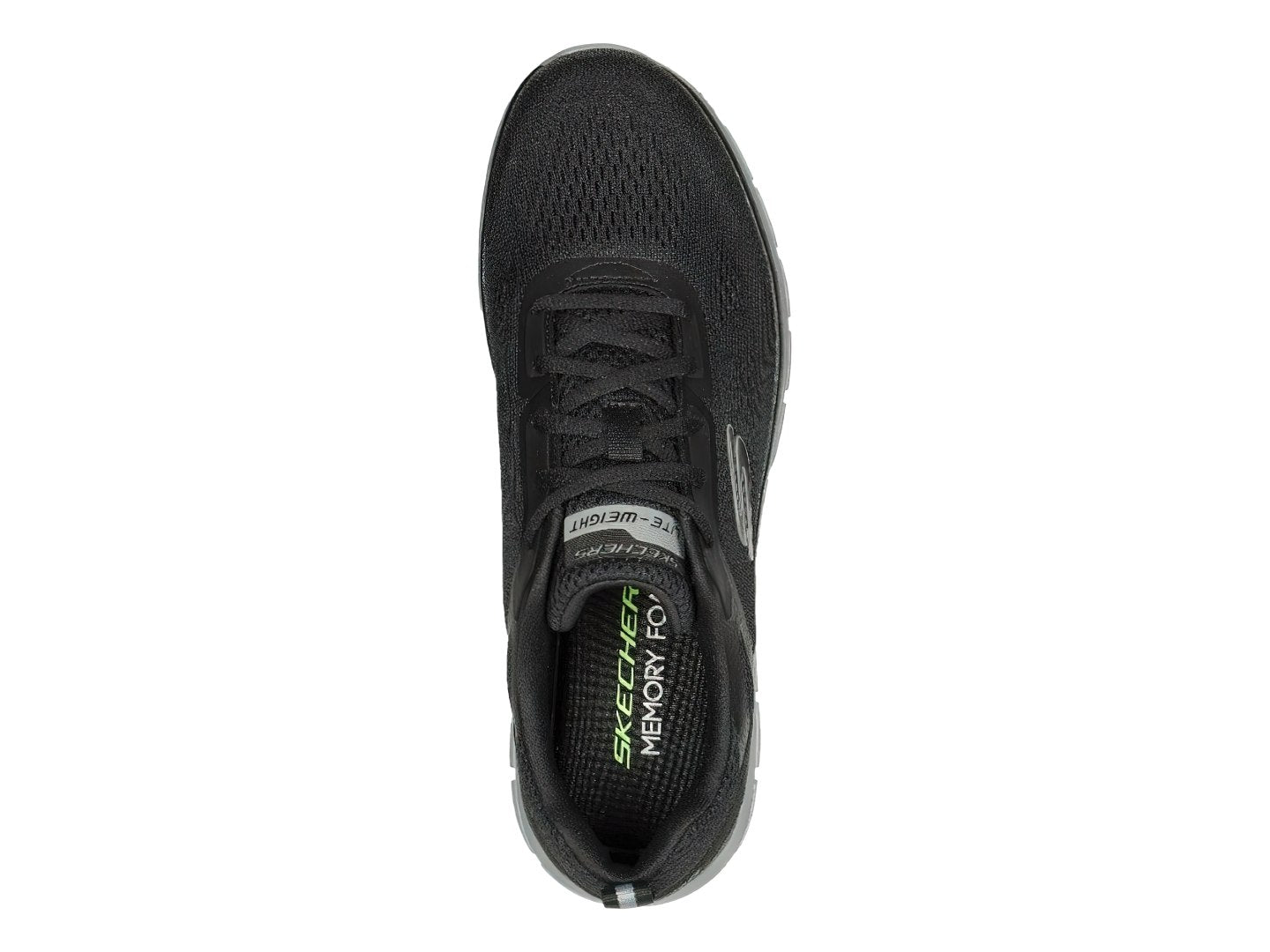 Tenis Skechers Track Negro y Gris para Hombre