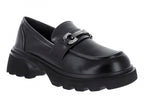 Zapatos Mocasines Roze Janfrin Negro para Mujer