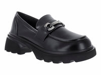 Zapatos Mocasines Roze Janfrin Negro para Mujer