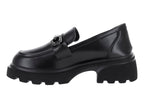 Zapatos Mocasines Roze Janfrin Negro para Mujer