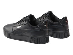 Tenis PUMA Carina 2.0 Negro con Plata para Niña