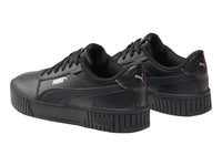 Tenis PUMA Carina 2.0 Negro con Plata para Niña