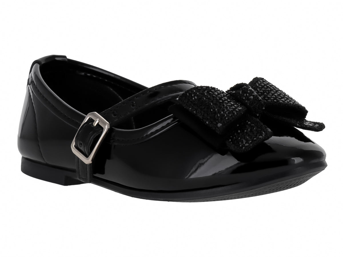 Zapatos Planos 4EVER Charol Negro para Niña
