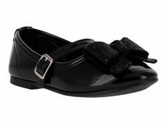 Zapatos Planos 4EVER Charol Negro para Niña