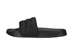 Sandalias PUMA Leadcat 2.0 Puffy Negro y Dorado para Mujer
