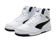 Tenis PUMA Rebound V6 Blanco con Negro para Hombre