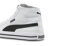 Tenis PUMA Court Classic Vulc Mid Blanco y Negro para Hombre