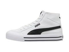 Tenis PUMA Court Classic Vulc Mid Blanco y Negro para Hombre