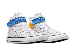 Tenis Converse Chuck Taylor All Star Blanco y Azul para Niño