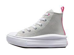 Tenis Converse Chuck Taylor All Star Move Hi Gris para Niña