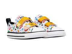 Tenis Converse Chuck Taylor All Star Blanco y Amarillo para Niño