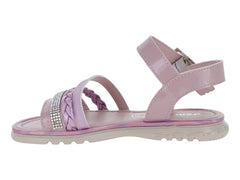 Sandalias Trencitas Morado Charol para Niña