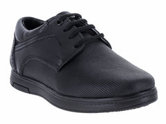Zapatos Germany Negro de Cuero Napa para Niño