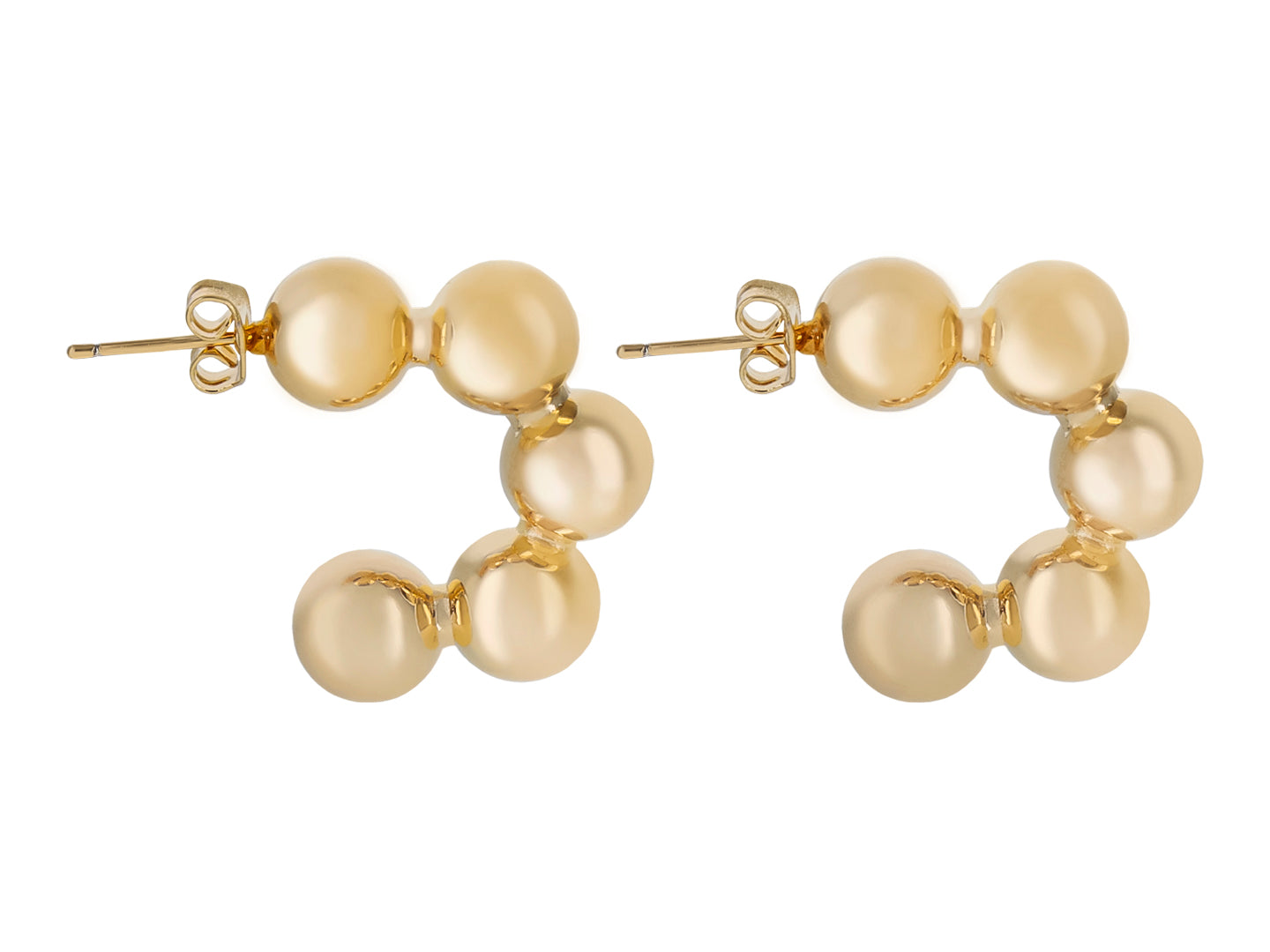 Pendientes Unlimited Arracadas Doradas Marca Wkn205