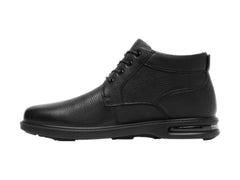 Botas Flexi de Cuero Negro para Hombre