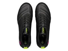 Tenis de Fútbol Charly Negro con Lima y Coral para Hombre