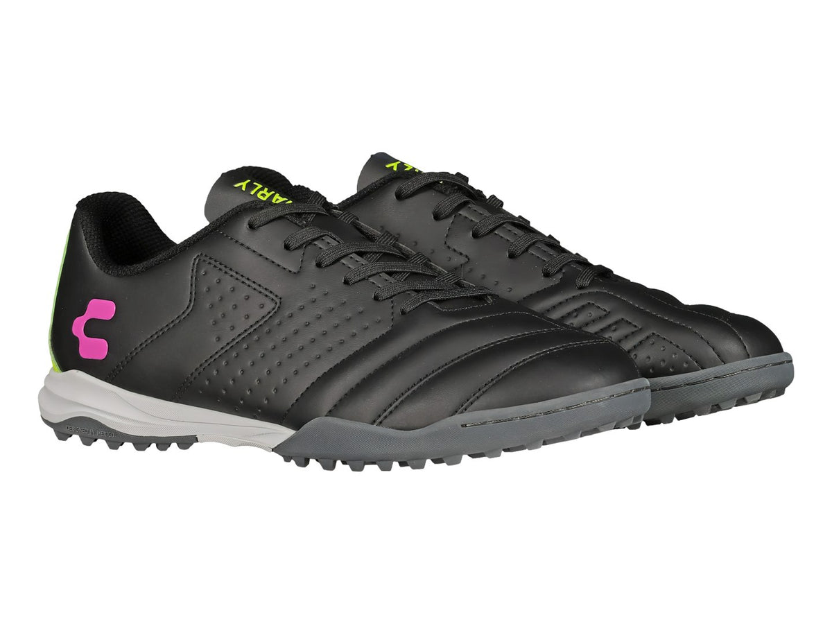Tenis de Fútbol Charly Negro y Lima para Hombre