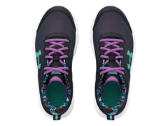 Tenis Under Armour Assert 10 Print Negro para Niña