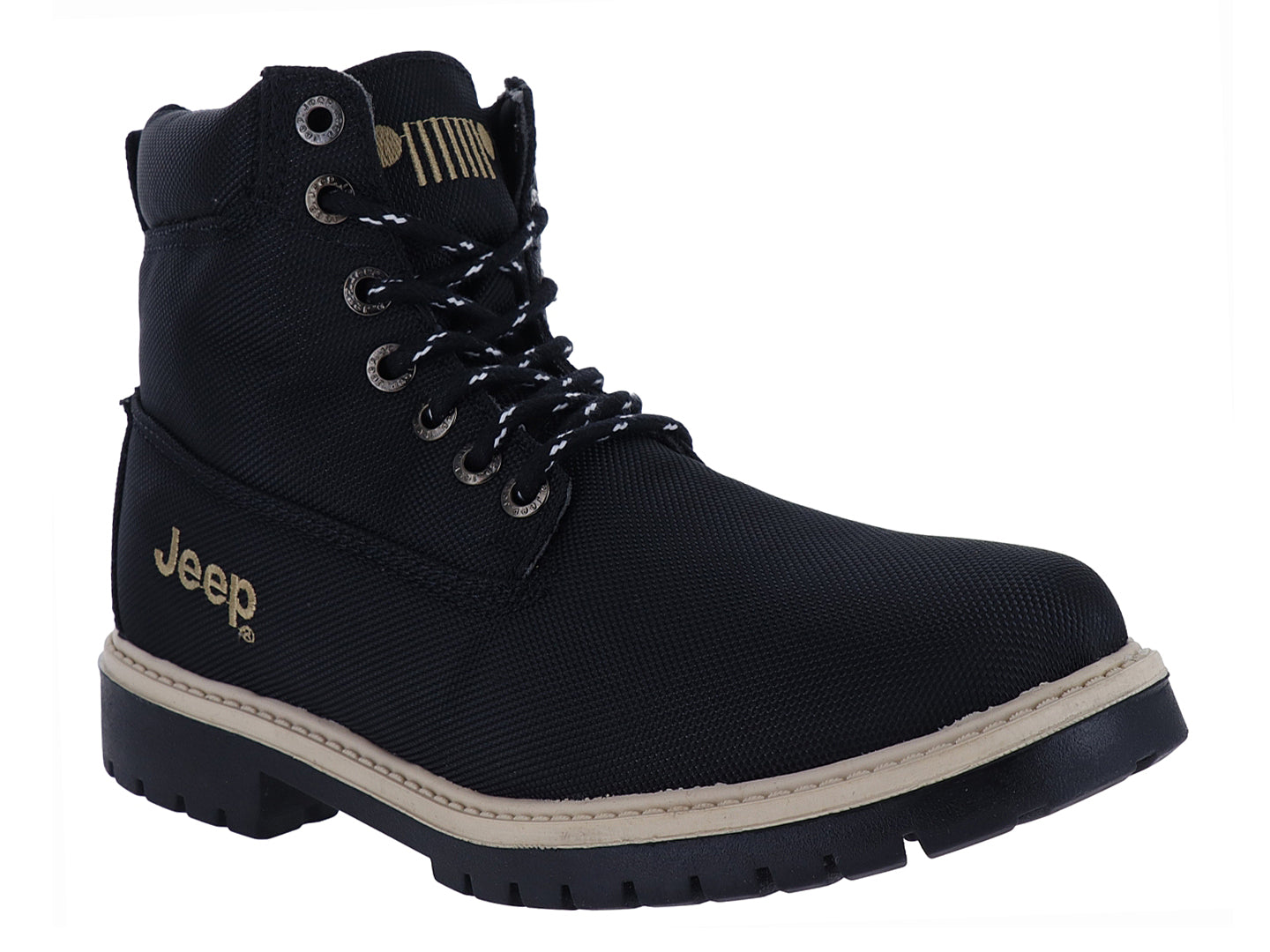Botas Jeep de Lona Color Negro para Hombre
