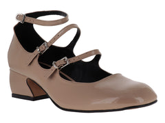 Zapatos de Tacón Via Libera Color Nude para Mujer