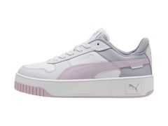Tenis PUMA Carina Street Blanco y Morado para Mujer