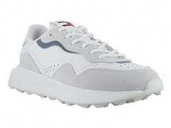 Tenis Tommy Hilfiger TJM Runner Ecru para Hombre