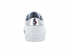 Tenis Tommy Hilfiger Twkery Blanco y Plata para Mujer