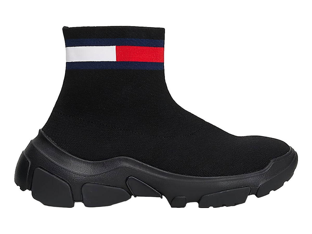 Botas Tommy Hilfiger Tjw Sock Boot N02446 Para Mujer
