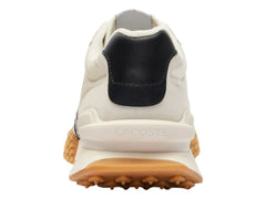 Tenis Lacoste L-Spin Deluxe Blanco y Negro para Hombre