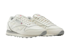 Tenis Reebok Classic Leather Blanco Hueso y Gris para Hombre
