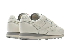 Tenis Reebok Classic Leather Blanco Hueso y Gris para Hombre