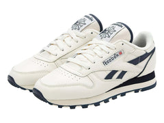 Tenis Reebok Classic Leather Blanco y Azul para Hombre